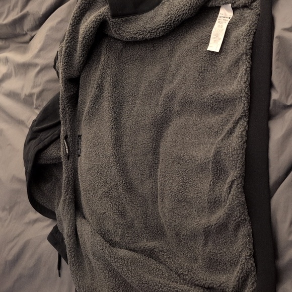 Carhartt Black Fleece-Lined Hoodie Xl - Picture 11 of 14